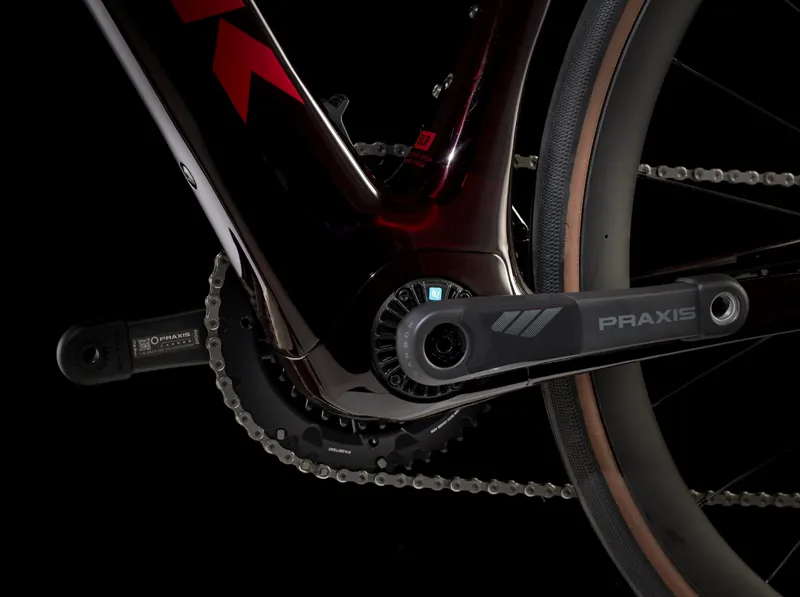 Trek Domane+ SLR 7 Ultegra Di2 Electric Road Bike 2025 in Carbon Red Smoke-5